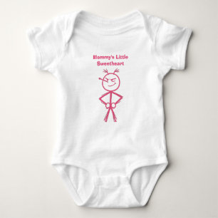 Mamas kleines Herzblatt Baby Strampler