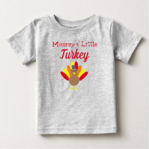 Mamas kleines Truthahn-Baby-T-Shirt Baby T-shirt