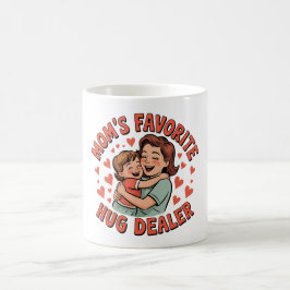 Mama's Lieblings-Hug-Händler-Tasse - Heartwarming- Kaffeetasse