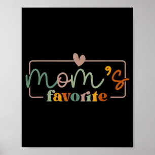 Mamas Lieblingswitz zum Muttertag Poster