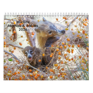 Mamas & Little Ones : Un calendrier faunique 2026