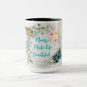 Mamas machen das Leben zu einem wunderbaren, maßge Tasse