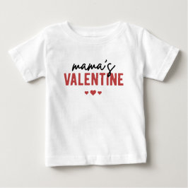 Mamas Niedlicher Valentinstag Baby T-shirt