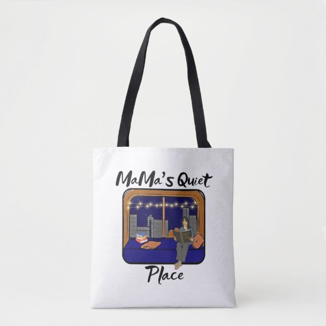 Mamas ruhiger Ort Tasche (Vorderseite)