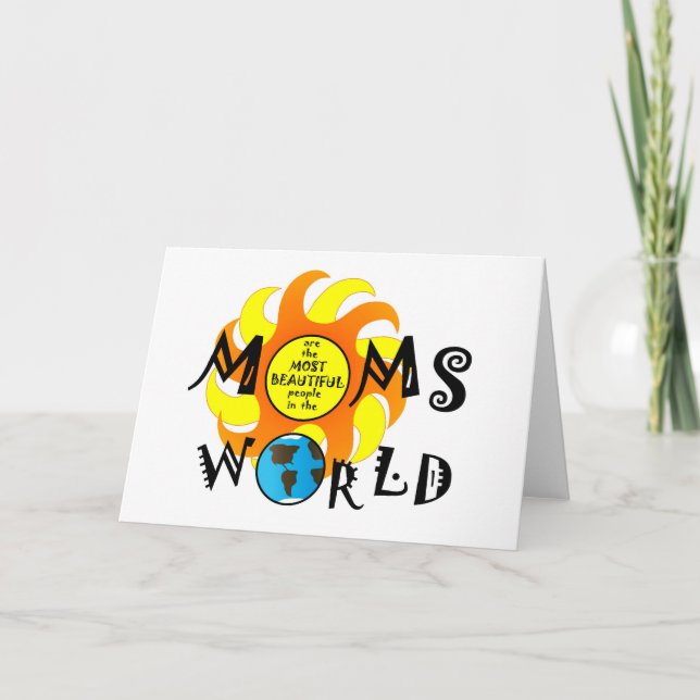 Mamas sind schön karte (Vorderseite)