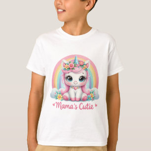 Mamas süße Katzenillustration T-Shirt