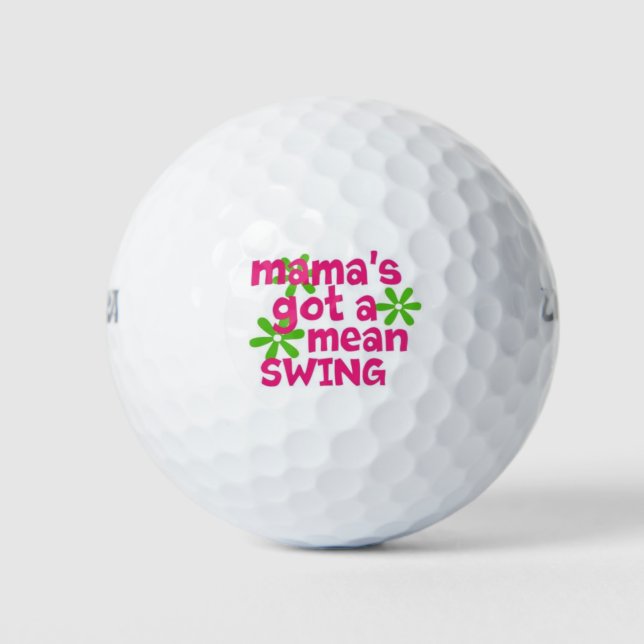 Mamas Swing Golfball (Vorderseite)
