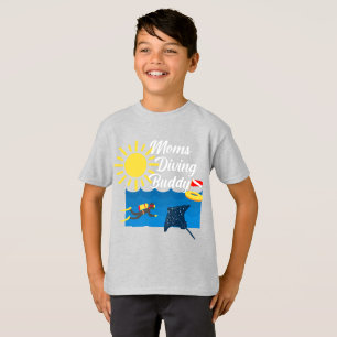 Mamas tauchen Buddy Design - Kids' Basic T - Shirt
