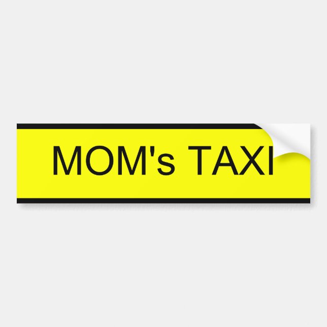 Mama's Taxi Autoaufkleber (Vorne)