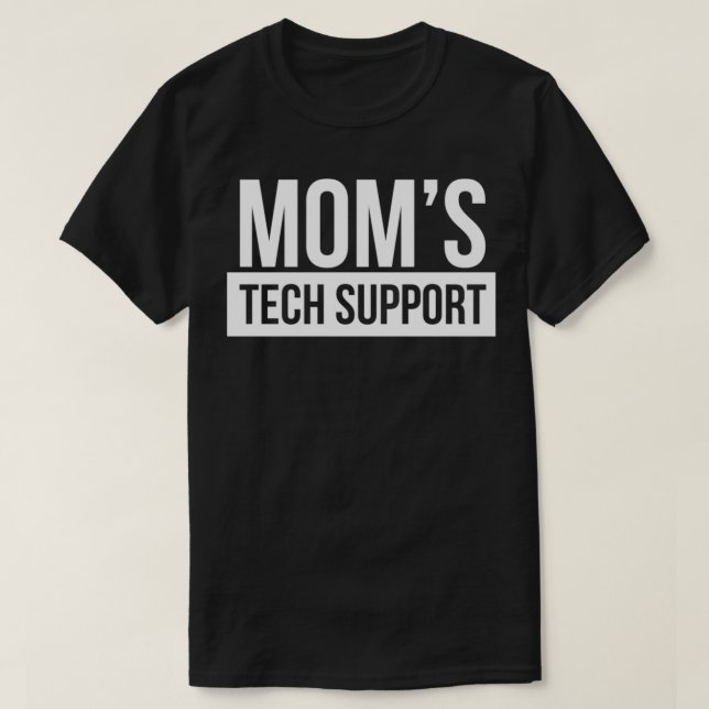 Mamas Technischer Support Funny Computer Nerd Gesc T-Shirt (Design vorne)