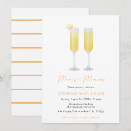 Mamas und Mimosas Momosa Kinderdusche oder Sip & S Einladung