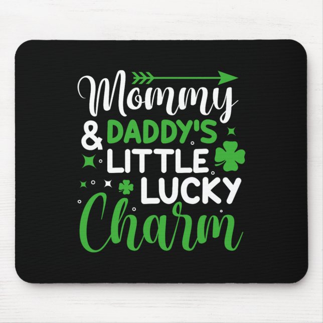 Mamas und Papas kleiner Glücksbringer St. Patrick  Mousepad (Vorne)