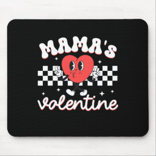 Mamas Valentinskind Herz Kleinkind Lustiger Valent Mousepad