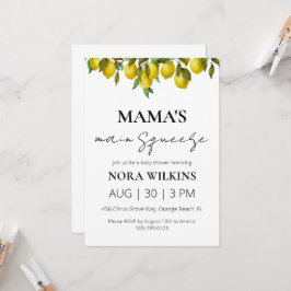 Mamas wichtigste Zitrusfrüchtedusche Einladung