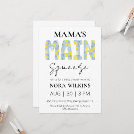 Mamas wichtigste Zitrusfrüchtedusche Einladung