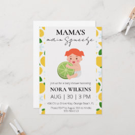 Mamas wichtigste Zitrusfrüchtedusche Einladung