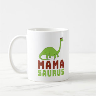 Mamasaurus Dinosaur Brontosaurus Mütter Day Kaffeetasse