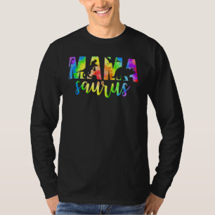 Mamasaurus Dinosaur Rex Gefärbte Krawatte Mommy Mo T-Shirt