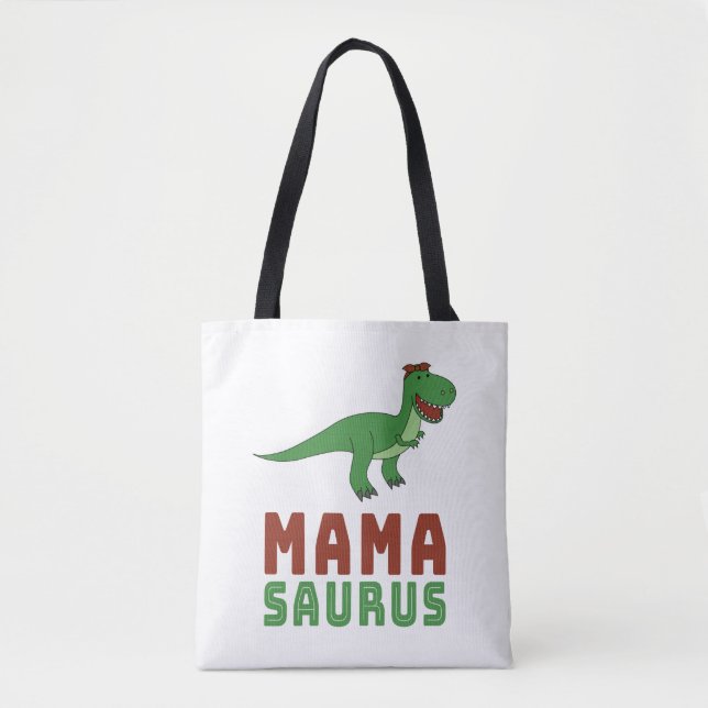 Mamasaurus Dinosaur Tyrannosaurus Rex Mütter Day Tasche (Vorderseite)