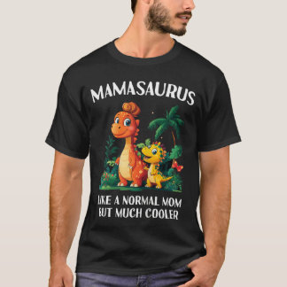 Mamasaurus Mama Saurus Dinosaur Frauen passend Fam T-Shirt