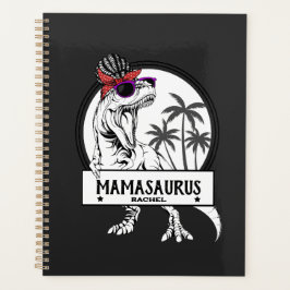 Mamasaurus Mama T rex Dino Funny Individuelle Name Planer