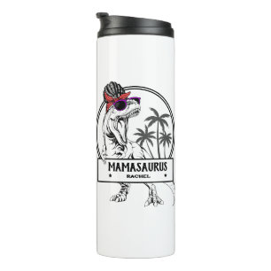 Mamasaurus Mama T Rex Dino Lustig Benutzername Thermosbecher