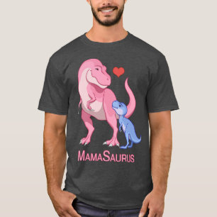 Mamasaurus Mommy Baby Boy TRex Dinosaurier T-Shirt