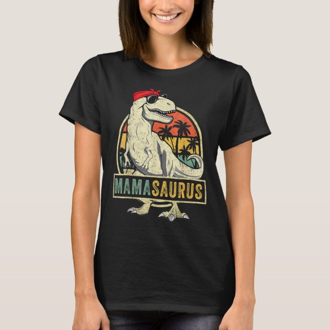 Mamasaurus Rex Dinosaur Mama Saurus Familie Matchi T-Shirt (Vorderseite)