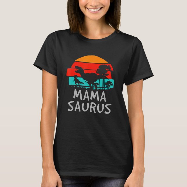 Mamasaurus Rex Mama Saurus Dinosaurier Mutter 1 T-Shirt (Vorderseite)