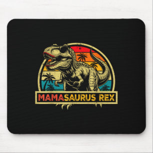 Mamasaurus Rex Trex Dinosaur Mama Saurus Rex Famil Mousepad