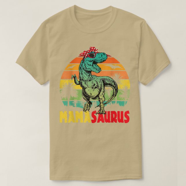 Mamasaurus T re Dinosaur Funny Mama Saurus Mütter T-Shirt (Design vorne)