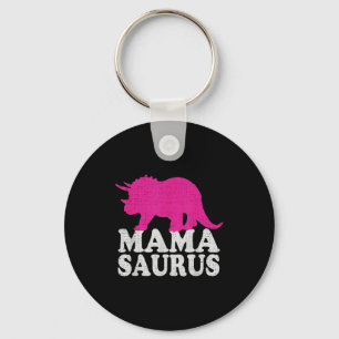 Mamasaurus T-Shirt, süße Triceratops-Dinosaurier-M Schlüsselanhänger