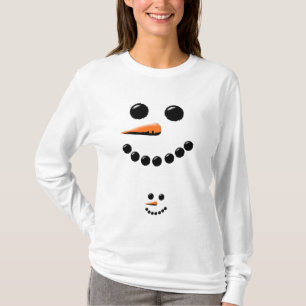 Mamasnowman-und Babysnowman-niedliches festliches T-Shirt