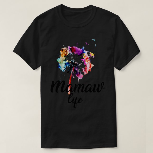 Mamaw Life Dandelion T-Shirt (Design vorne)