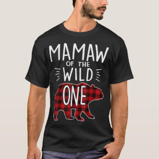 Mamaw of the Wild One Buffalo Kariert Lumberjack 1 T-Shirt