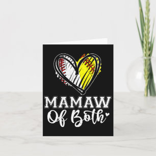 Mamaw von beiden Baseball-Müttern Karte
