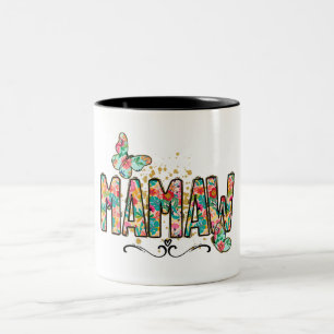 Mamaw Zweifarbige Tasse