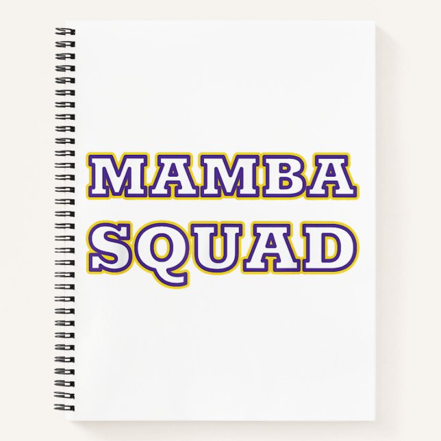 Mamba Squad funny Clothing for Snake Lover Notizbuch (Vorderseite)