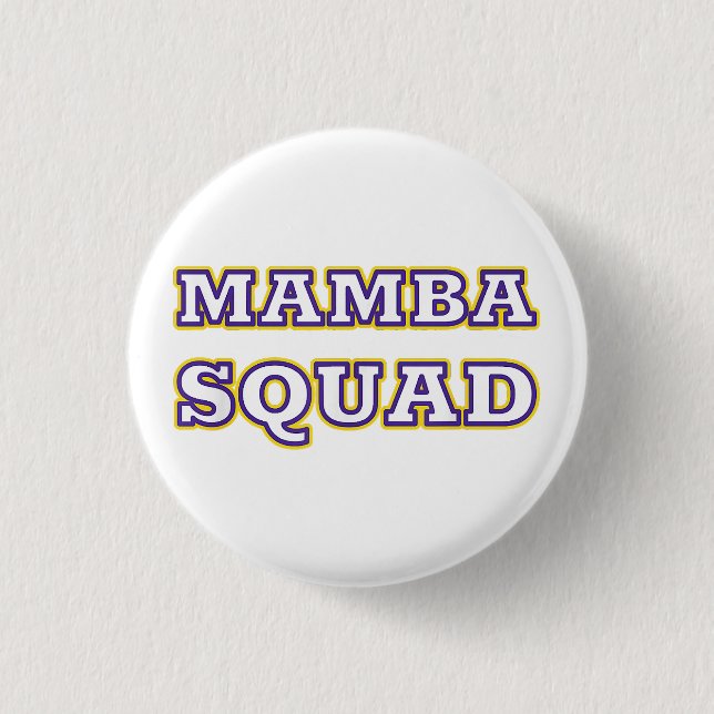 Mamba Squad lustiges Kleid für Snake Lover Button (Vorderseite)