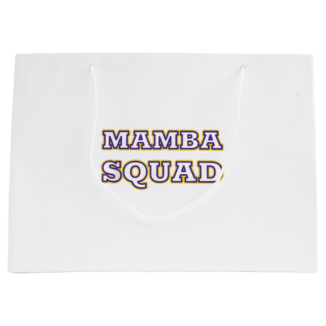 Mamba Squad lustiges Kleid für Snake Lover Große Geschenktüte (Vorderseite)