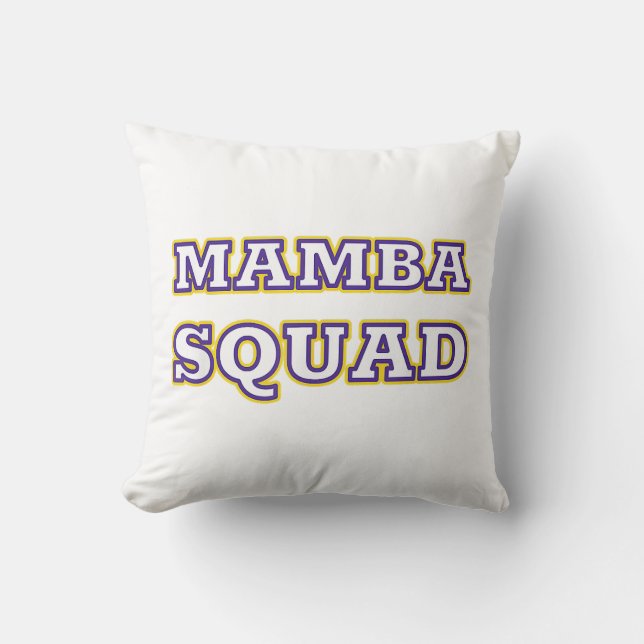 Mamba Squad lustiges Kleid für Snake Lover Kissen (Vorderseite)
