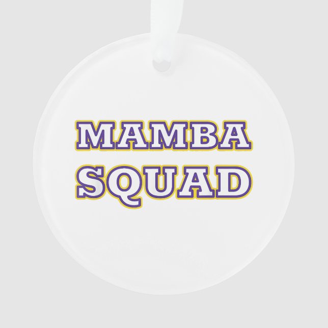 Mamba Squad lustiges Kleid für Snake Lover Ornament (Vorderseite)