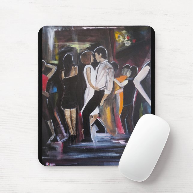 Mambo Night Gemälde von Alfred Fox Mousepad (Mit Mouse)