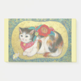 Mameneko: The Camellia Kitten  Post-it Klebezettel