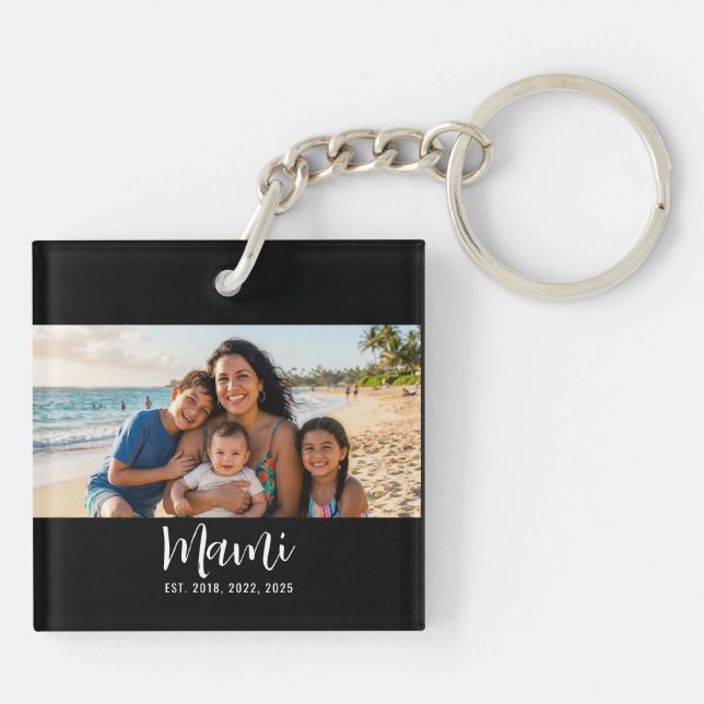 Mami a établi une photo de script moderne (Dos)