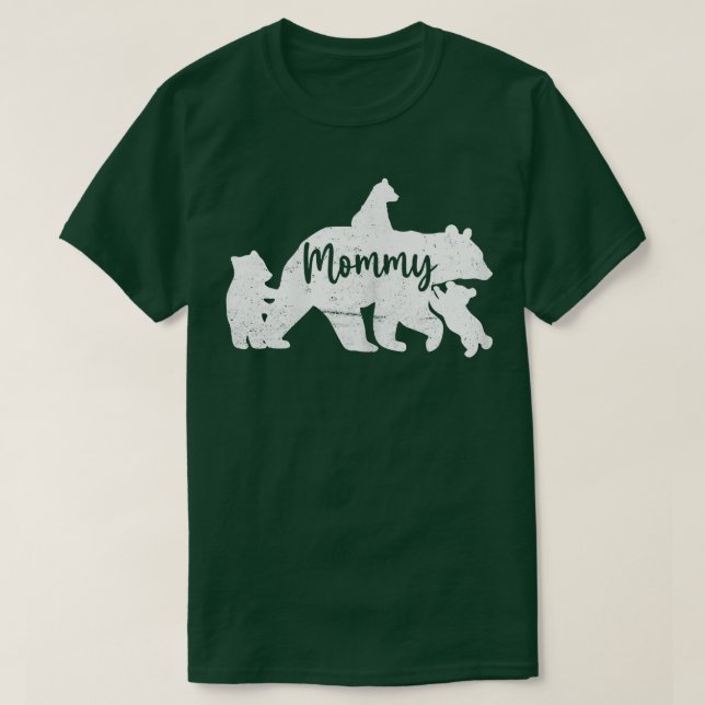 Mami Bären mit 3 Kneipen, Mami Bear Shirt, m T-Shirt (Design vorne)