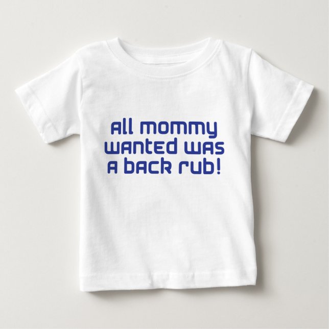 Mami blau baby t-shirt (Vorderseite)