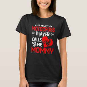 Mami, mein Lieblings-Motocross-Spieler T-Shirt