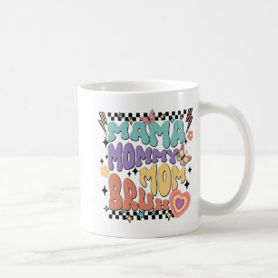 Mami Mom Bruh Retro Groovy Muttertag Vintage Mo Kaffeetasse
