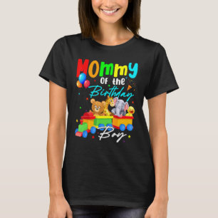 Mami of the Birthday Boys Train Family Safari Ani T-Shirt